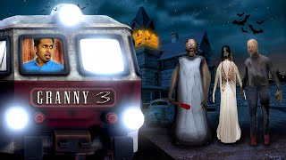 Granny Train Escape  Full Video ft Slendrina😅😅 [upl. by Llieno]