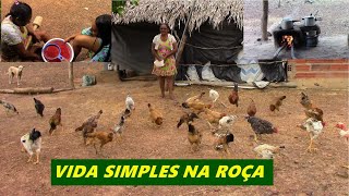 DONA ROSA VERAS TIRANDO O CORANTE E REALIZANDO O SONHO DE CRIAR PEIXE  VIDA SIMPLES NA ROÃ‡A [upl. by Eerpud560]