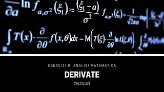 Esercizi di analisi  Derivate conseguenze significato geometrico e retta tangente [upl. by Llehcram446]