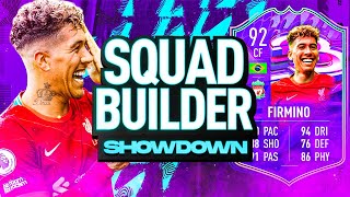 FIFA 22  92 FUT BIRTHDAY ROBERTO FIRMINO SQUAD BUILDER SHOWDOWN  ULTIMATE TEAM [upl. by Lenox]