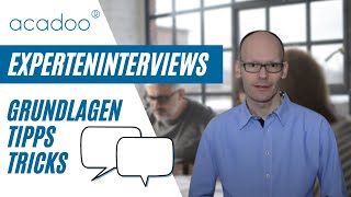 Leitfadengestützte Experteninterviews  acadoo® [upl. by Eberhard683]