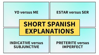 Quick Spanish Explanations on Difficult Topics [upl. by Scrivenor]