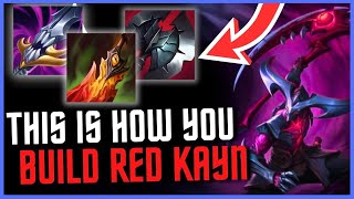 BEST RED KAYN BUILD FOR SEASON 14 Split 2 [upl. by Susana400]