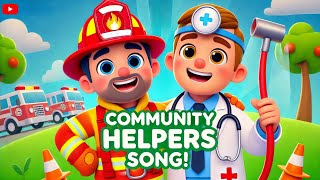 👮‍♂️👨‍⚕️🚛 Community Helpers Song for Kids🎵👏 Thank You Everyday Heroes Lets Dance 💥💃🕺 [upl. by Anyd887]