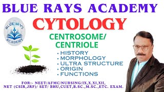 CENTROSOME CENTRIOLE  HISTORY  MORPHOLOGY  ULTRA STRUCTURE  ORIGIN  FUNCTION [upl. by Erlewine]