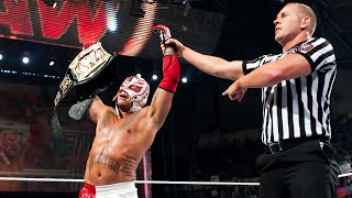 Rey Mysterio’s championship victories WWE Milestones [upl. by Akirdnwahs]