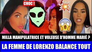 MILLA MANIPULATRICE ET VOLEUSE DHOMME MARIÉ  NELIA LA FEMME DES 4 ENFANTS DE LORENZO BALANCE  😱 [upl. by Yelnikcm]