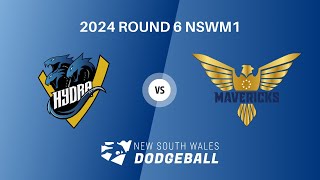 2024 NSWDL R6 Mens Div 1 Villawood Hydra vs Kingsford Mavericks [upl. by Esinahs]