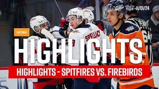 Highlights Spitfires vs Firebirds Friday November 1st [upl. by Nodnorb458]