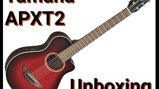 Yamaha APXT2 Acoustic Guitar UNBOXING [upl. by Nnylav]