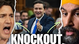 Pierre Poilievre DESTROYS Trudeau and Jagmeet on the same day [upl. by Anilosi]