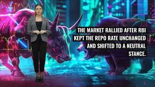 Stock Market Gains Sensex Rises 260 Points Nifty Above 25050 Amid RBIs Neutral Stance [upl. by Sivraj]