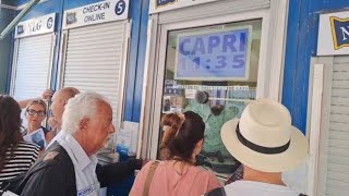 Bloccati gli arrivi a Capri code e disagi nei porti di partenza [upl. by Ernst]