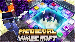 ALLE 12 BOSS AUGEN zum NEUEN ENDPORTAL MEDIEVAL MINECRAFT FINALE [upl. by Enirehtakyram]