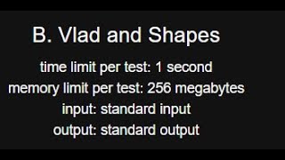 B Vlad and Shapes  Codeforces Round 928 Div 4  CP in Bangla [upl. by Haimerej]