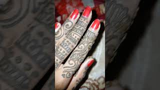 Mehendi Design☺️🤪🖇🧿viralvideo ytshorts tranding mehendidesign 2024 🖇🧿🤪 [upl. by Serafina223]