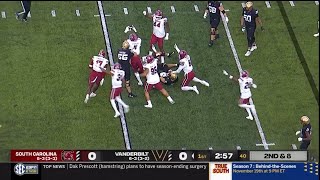 2024 USC vs Vanderbilt  Kyle Kennard Sack Fumble Recovery [upl. by Alleusnoc]