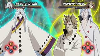 KAGUYA OTSUTSUKI VS HAGOROMO OTSUTSUKI amp HAMURA OTSUTSUKI  Naruto Storm 4 MOD [upl. by Hsepid]