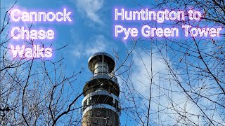 CANNOCK CHASE Huntington to Pye Green Telecom Tower including Littleton Mine Memorial Garden [upl. by Aizitel902]