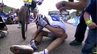 Highlights XCO Men La Bresse  RockyRoads UCI Mountain Bike World Cup presented by Shimano [upl. by Bayly]