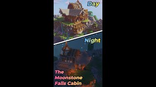 Minecraft The Moonstone Falls Cabin  Time lapse [upl. by Ilat960]