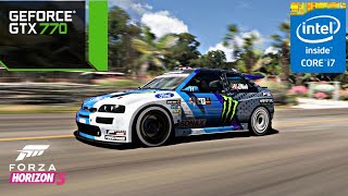 Forza horizon 5 GTX 770  i7 3770 Tested Game [upl. by Lonyer927]