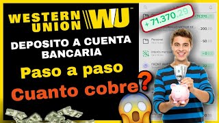 Como RECIBIR DINERO por WESTERN UNION 😱 a CUENTA BANCARIA 🏛 transferencia bancaria [upl. by Monica572]