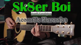 Avril Lavigne  Sk8er boi  Acoustic Karaoke  Guitar Cover  Skater boy [upl. by Wrigley]