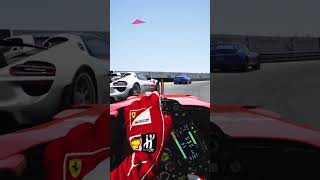 Who will win Ferrari SF70H vs Supercars [upl. by Anuhsal]