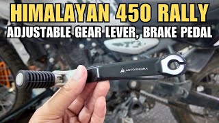 Auto Engina Adjustable Brake Pedal Gear Shifter For Himalayan 450 Worth Rs 18000 [upl. by Hovey201]