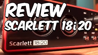 REVIEW Focusrite Scarlett 18i20  BR [upl. by Sueahccaz186]