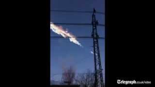 Amazing video of meteorite shower over Russia  caught on camera [upl. by Ocimad]