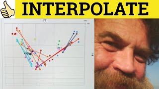 Interpolate Interpolation  Interpolate Meaning  Interpolate Examples  Formal English Vocabulary [upl. by Dianemarie116]