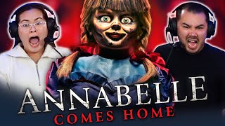 ANNABELLE COMES HOME 2019 MOVIE REACTION First Time Watching Annabelle 3  The Conjuring Universe [upl. by Kachine]