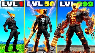 Level 1 GHOST RIDER to Level 1000000000 GHOST RIDER in GTA 5 [upl. by Eneliak]