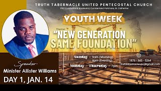 Truth Tabernacles Youth Week Sunday Night Service January 14 2024 [upl. by Ailalue]