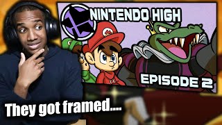 Mario and Luigi get DETENTION LOL  Nintendo High Episode 2 Reaction from Foozle [upl. by Ennaeed693]