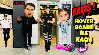 ELİF SİNEM TÜM GÜN HOVERBOARD İLE GÜVENLİKTEN KAÇIŞ [upl. by Lacefield651]