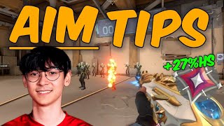 20 AIM Tips For Valorant ft Tenz [upl. by Shererd211]