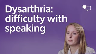 Dysarthria difficulty with speaking [upl. by Andy937]