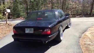 1998 Jaguar XJR new look drive up and revs [upl. by Lorain]