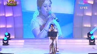 Sujatha Mohan Singing Manju Peyyana Live in MSS [upl. by Adnak938]