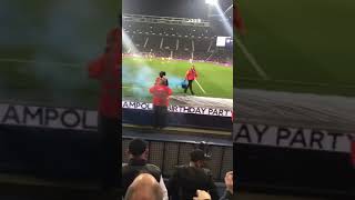 PYROS “FUCK THE EFL”  Birmingham City Fans At West Brom [upl. by Atilrahc]