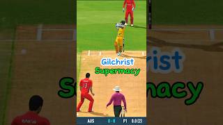 Gilchrist Batting In Prime shorts cricket realcricket24 [upl. by Suzanna]