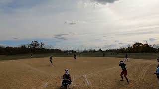 Jersey Outlaws Gold 18U DB Wally vs Electric City Bombers Elite 18U 102624 [upl. by Aikemot]