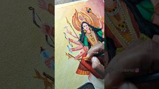 😍Maa Durga Paintingଆପଣମାନଙ୍କୁ ଦଶହରା ର ଅନେକ ଅନେକ ଶୁଭେଚ୍ଛାHappy Dussehra odia shorts [upl. by Rhody]