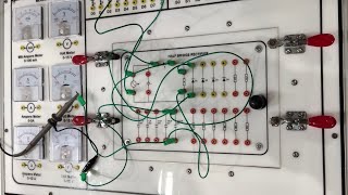 Prak Elektronika Modul 1  Video Demo Rangkaian Half Bridge Rectifier [upl. by Jilli]