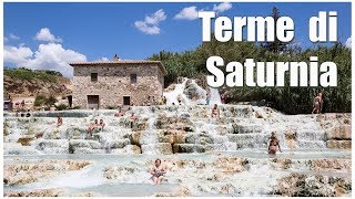 Италия Тоскана термы Сатурнии  Italy Toskana Terme di Saturnia [upl. by Hacim323]