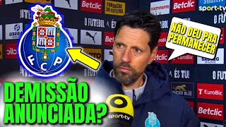 💣💥TRISTE NOTÍCIA O QUE TODOS ESTAVAM A TEMER ACONTECEU NESSA MANHÃ  NOTICIAS DO FC PORTO [upl. by Ayanaj]