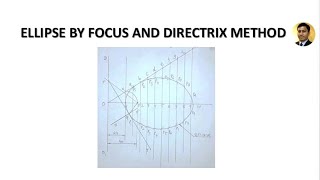 Ellipse by Focus and Directrix Method  Engineering Curves  Engineering Drawing [upl. by Drolyag505]